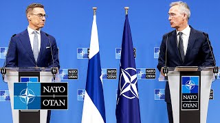 NATO Secretary General with the President of Finland 🇫🇮 Alexander Stubb, 10 APR 2024