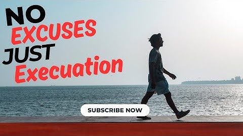 No excuses Just execution #motivation #money #motivationalmindset