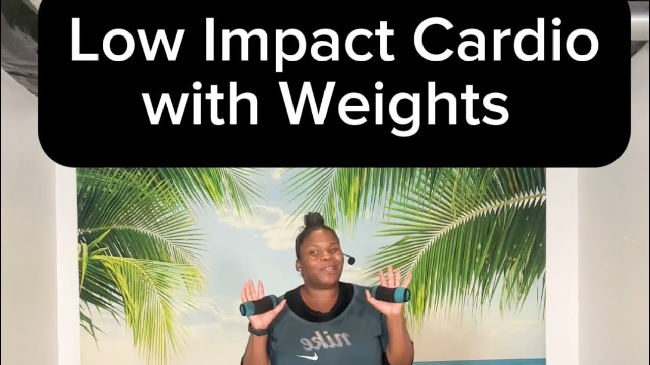Low Impact Standing Cardio with Weights
