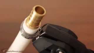 Watch the product video for Heavy Duty PEX Ratchet Clamp & Cutting Tool