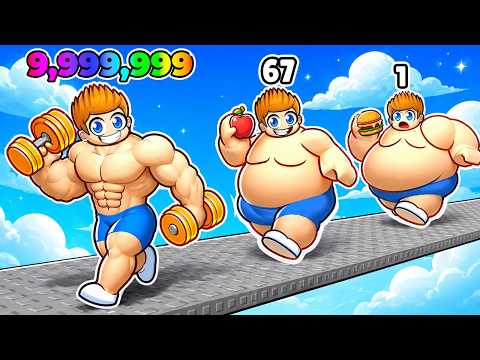 I EXERCISE TO LOSE WEIGHT AND BECOME THE STRONGEST IN ROBLOX!