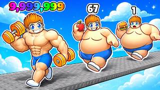 ĆWICZĘ ABY SCHUDNĄĆ I ZOSTAĆ NAJSILNIEJSZYM w Roblox!