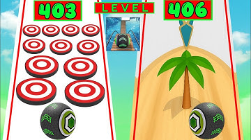 Going Balls Speedrun + Walkthrough | Levels 403-406 Full Gameplay | Android & iOS