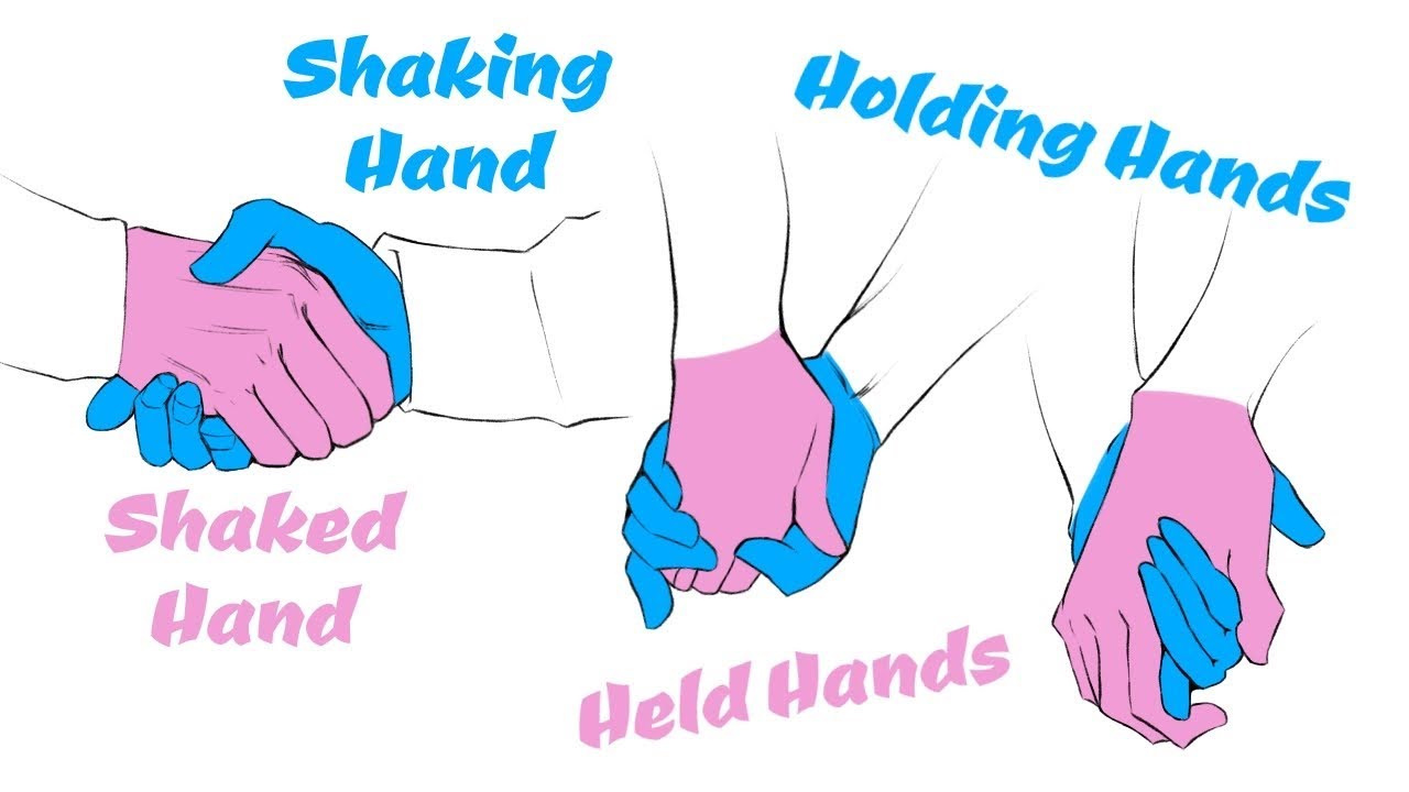 Holding Hands Png Highquality Image  Anime Holding Hands Drawing  Transparent Png  vhv