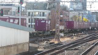 JR貨物 EF210-163号機(吹田)+コキ26両 貨物列車1081レ 2025.12.13