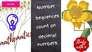 Number sequences (count on) - Decimal number