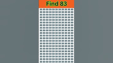 Find 83-EP#543 #mathpuzzle #brainteaser #iqtest #mathstrics #pahelian #reasoning  #shorts