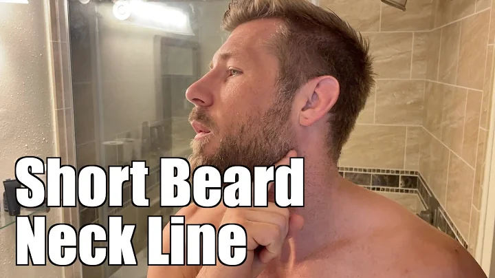 Short Beard Neck Shave That Will Save You A Trip to The Barber!!!