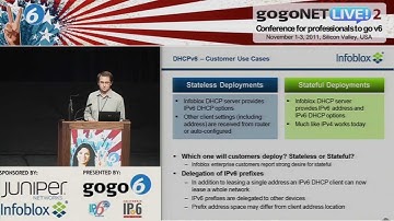 IPv6 Product Overview by Andrew Voltmer at gogoNET LIVE! 2 IPv6 Event