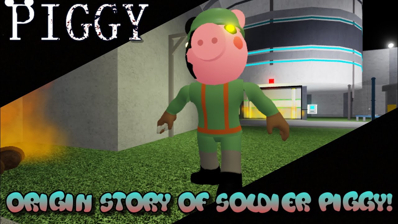 Origin Story Of Soldier Piggy Roblox Piggy Read The Pinned Comment Please Youtube - roblox character roblox piggy soldier