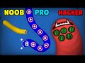 Noob vs pro vs hacker  worms zone io