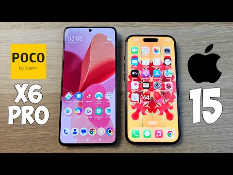 видео: POCO X6 PRO VS IPHONE 15 - ЧТО ВЫБРАТЬ? ПОЛНОЕ СРАВНЕНИЕ!