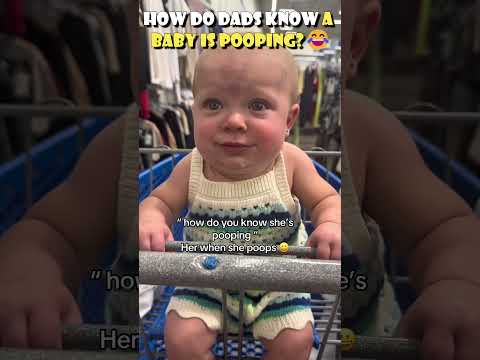 How Do Dads Know a Baby Is Pooping? 😂 | Ranking Hilarious Moments  #lol #baby #funny #babyreactions