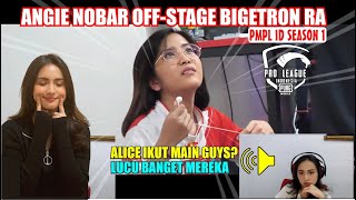 REACTION ANGIE‼️ NONTON AKSI ALICE GENDONG BIGETRON RA DI PMPL ID S1| HD