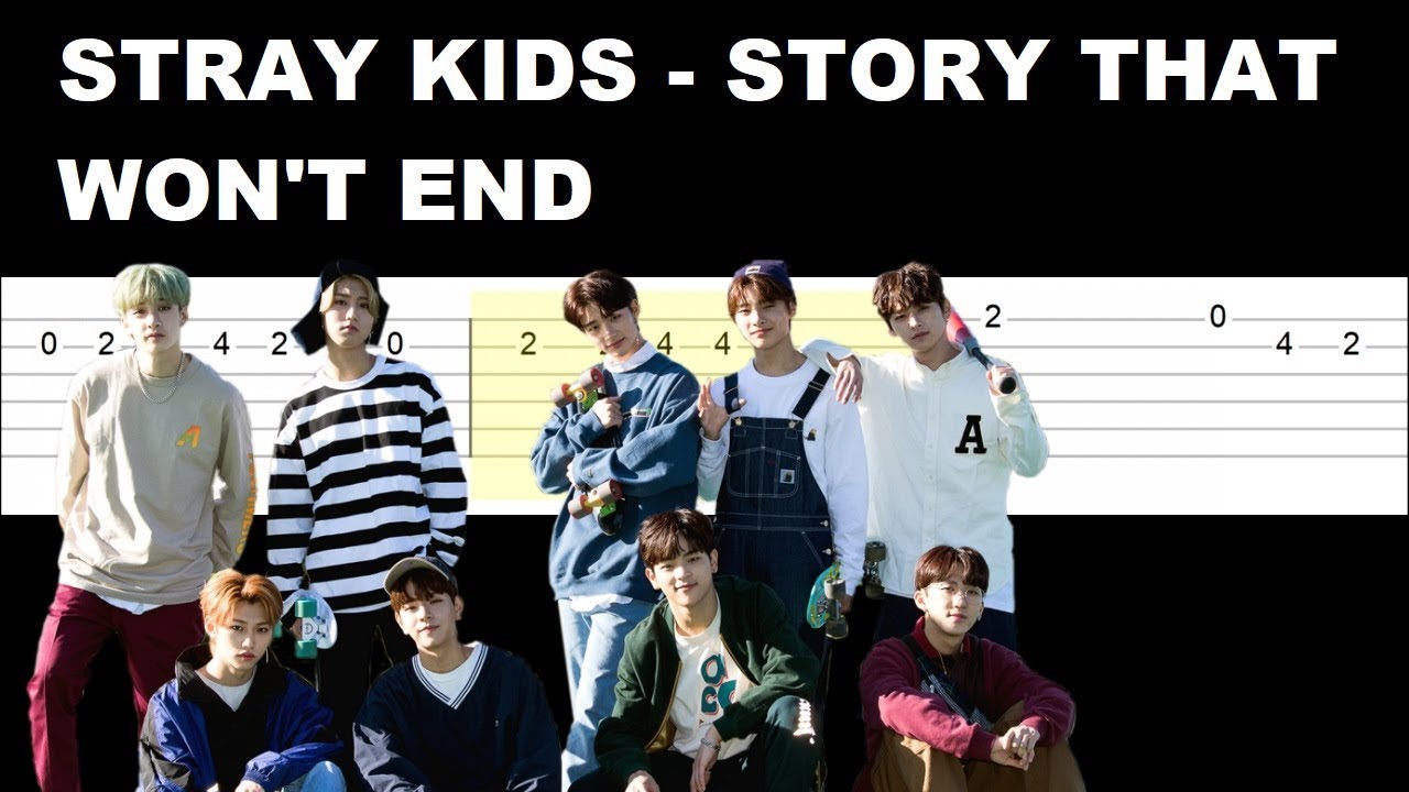 Stray Kids Story That Won't End (Easy Guitar Tabs Tutorial) YouTube