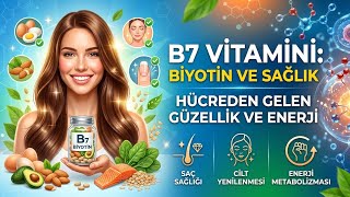 B7 Vitamini Nedir? Biyotin Ne İşe Yarar? Eksikliği ve Besin Kaynakları #B7 #Biyotin