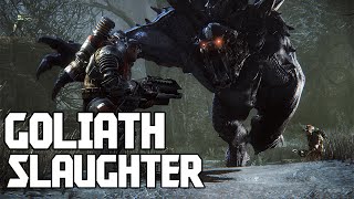 Evolve Beta Gameplay Walkthrough Part 2 - Goliath Slaughter (XB1/PC/PS4 1080p)