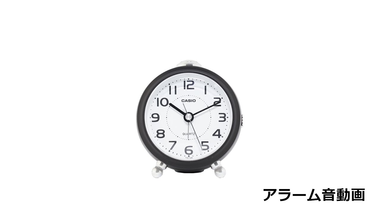 ビックカメラ】目覚まし時計 カシオ TQ-149 アラーム音 - YouTube