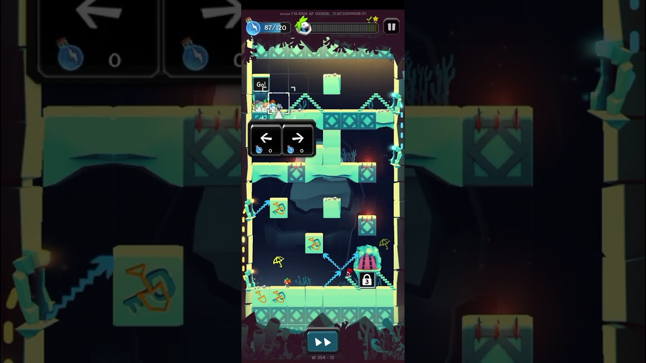 Lemmings W 354 - 12. Walkthrough.