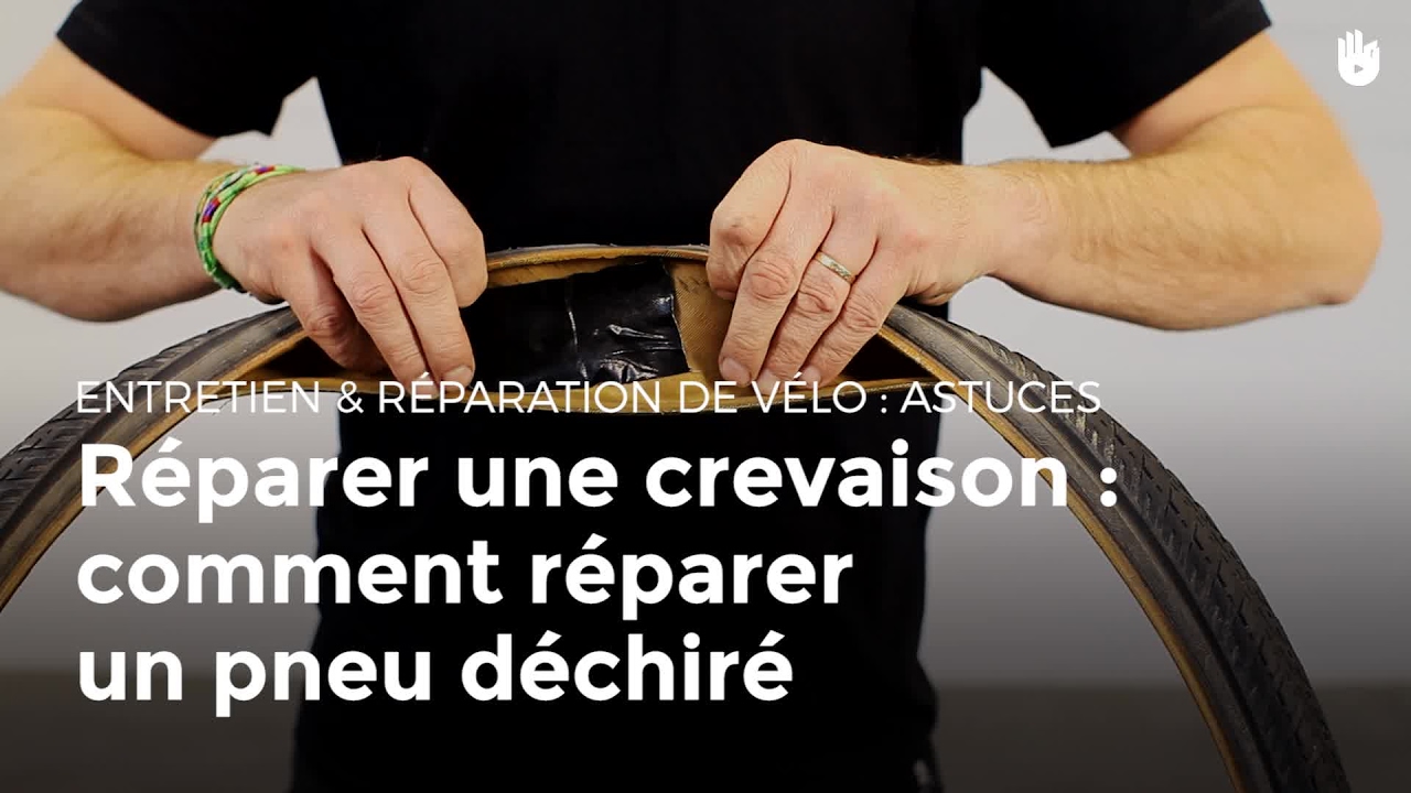 Réparer une crevaison : comment réparer un pneu déchiré