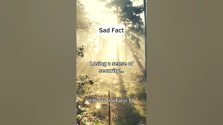 😢 Sad Fact: Losing a sense of security… | #shorts #facts