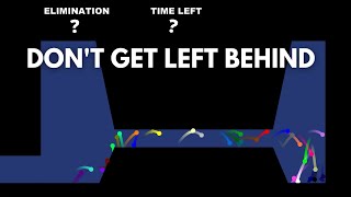 Algodoo Marble Race - Don't Get Left Behind