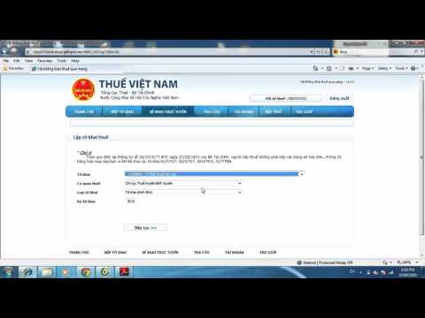Video HUONG DAN KE KHAI TRUC TUYEN TO KHAI THUE - youtube