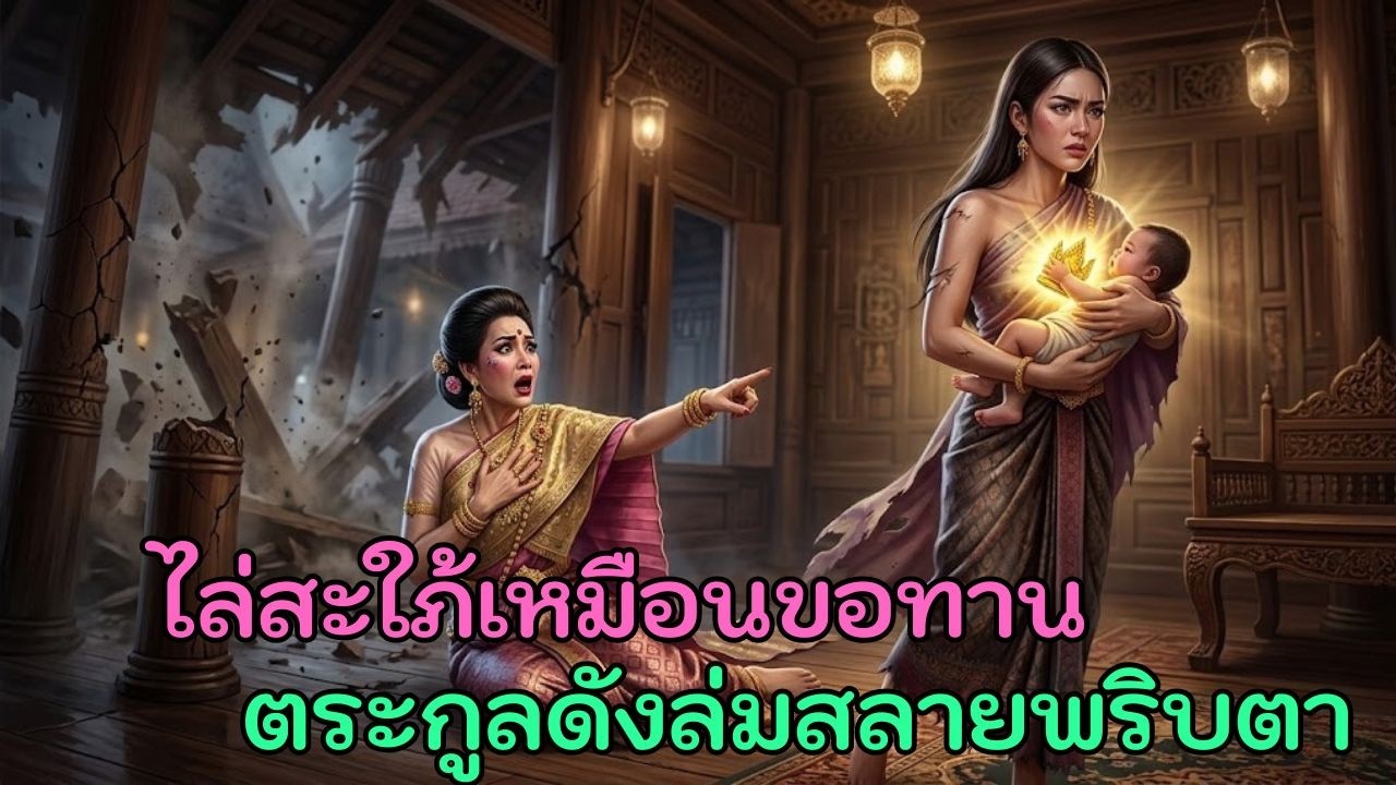 แม่ผัวไล่สะใภ้ สุดท้ายกราบหลานตรากษัตริย์