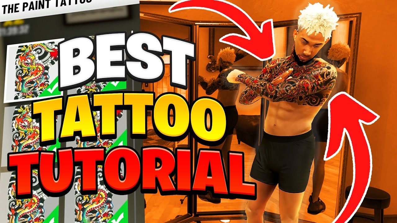 How to make Tattoos (LOCATION) in NBA 2k23 NEXT GEN 