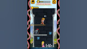 Rescue hero in level 82 and meet the princess 🤴by invisible door#rescue#trendingvideo #gaming#short