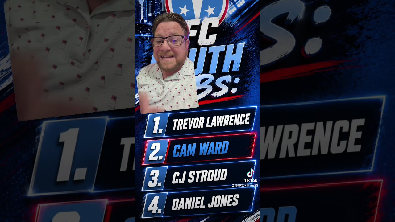 CAM WARD IS ABOUT TO MOVE UP THE AFC SOUTH QB RANKS ☝🏼☝🏼☝🏼