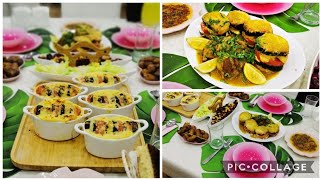 طاولة رمضانية مع ام لجين/كراتان الخضر بالكريمة /وكنابي بالباذنجال ومرق اللحم/