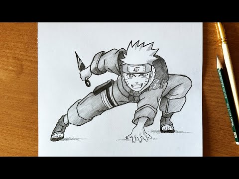 How to draw Naruto - Full Body - Improveyourdrawings.com