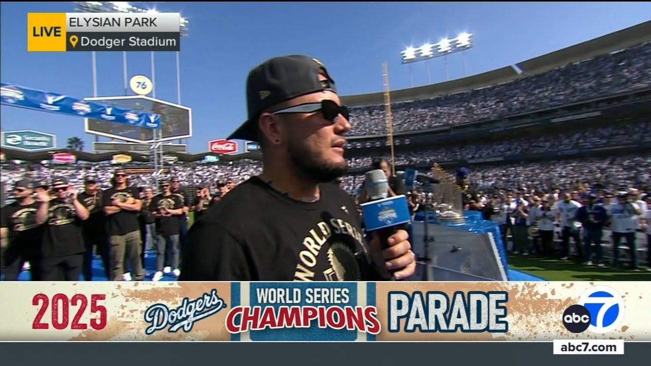 Miguel Rojas dedicates World Series speech to his Dodgers