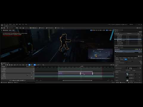 Work process "Death in space" Unreal Engine 5