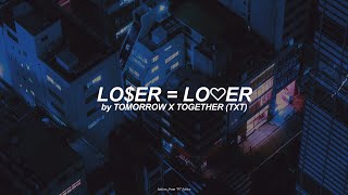 LO$ER = L♡VER (English) Lyrics | Tomorrow x Together (TXT)