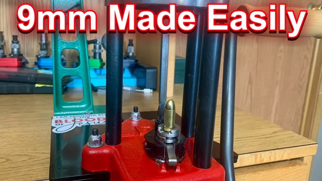 Как легко перезарядить 50 патронов калибра 9 мм на револьверном прессе Lee Classic (смеётся)