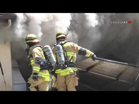 Garage Fire Destroys Home and 2 Vehicles / San Bernardino  8.19.19