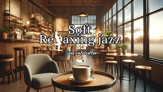 Soft Relaxational Jazz Music, Cozy Cafe Ambience ☕ Calm Jazz for Focus, Work, and Relaxation!