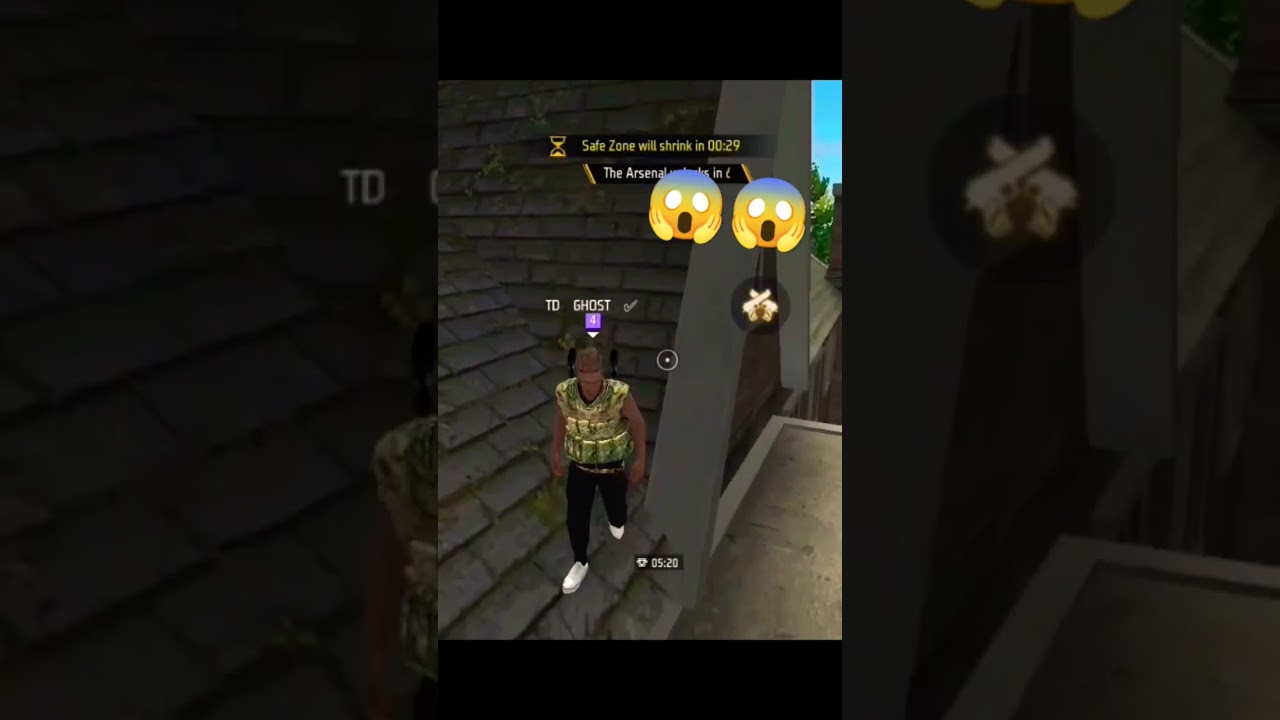 free fire graveyard new hidden place 😱😱 