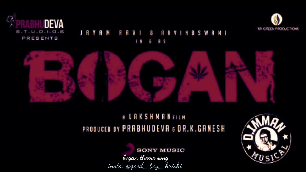 BOGAN theme song || jayam ravi ||arvind swami || hansika motwani