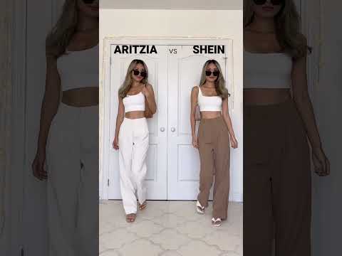 ARITZIA vs SHEIN 😳 who won? #shorts