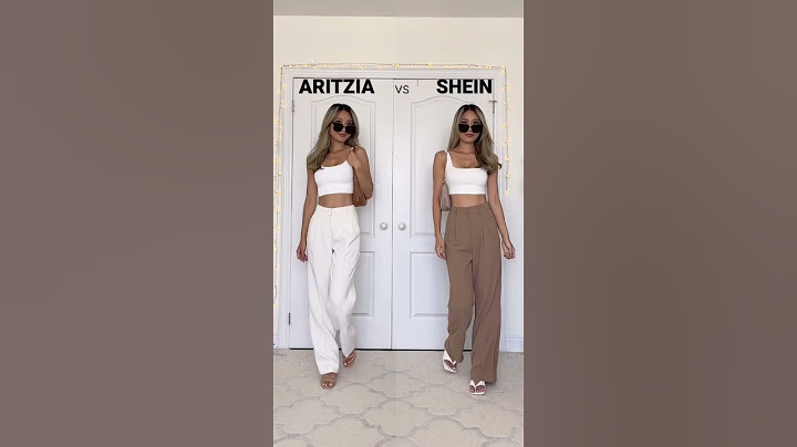 ARITZIA vs SHEIN 😳 who won? #shorts