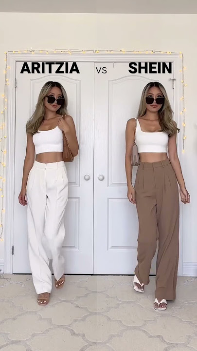 ARITZIA vs SHEIN 😳 who won? #shorts