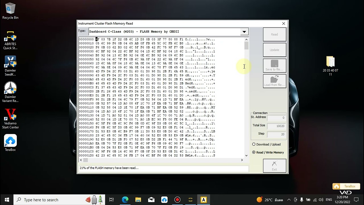 W203 Instrument Cluster