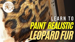 Easy Guide for Painting Realistic Leopard Fur in Acrylics | Painting Animals with Spots screenshot 2