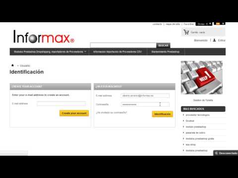 Como descargar Modulos de Informax desde nuestra tienda