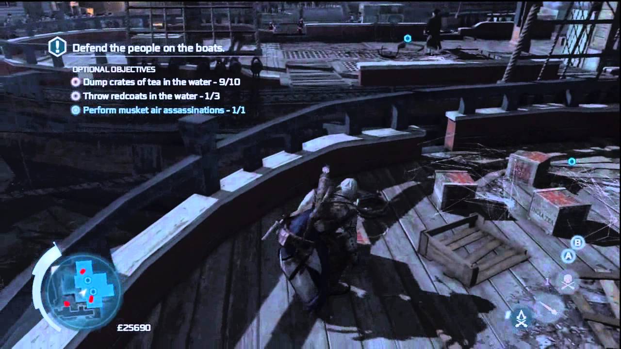 Assassins Creed 3: Sequence 6 Tea party Full sync - YouTube