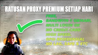 Gratis Puluhan Proxy Premium 2023 All Region Fresh Setiap Hari. SAFE 100% #webproxy #proxyindonesia screenshot 4
