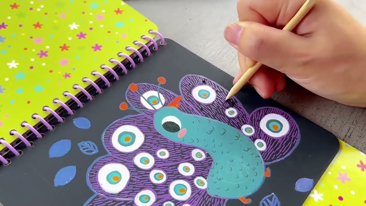 Turn every stroke into magic with our Scratch Art Series! ✨